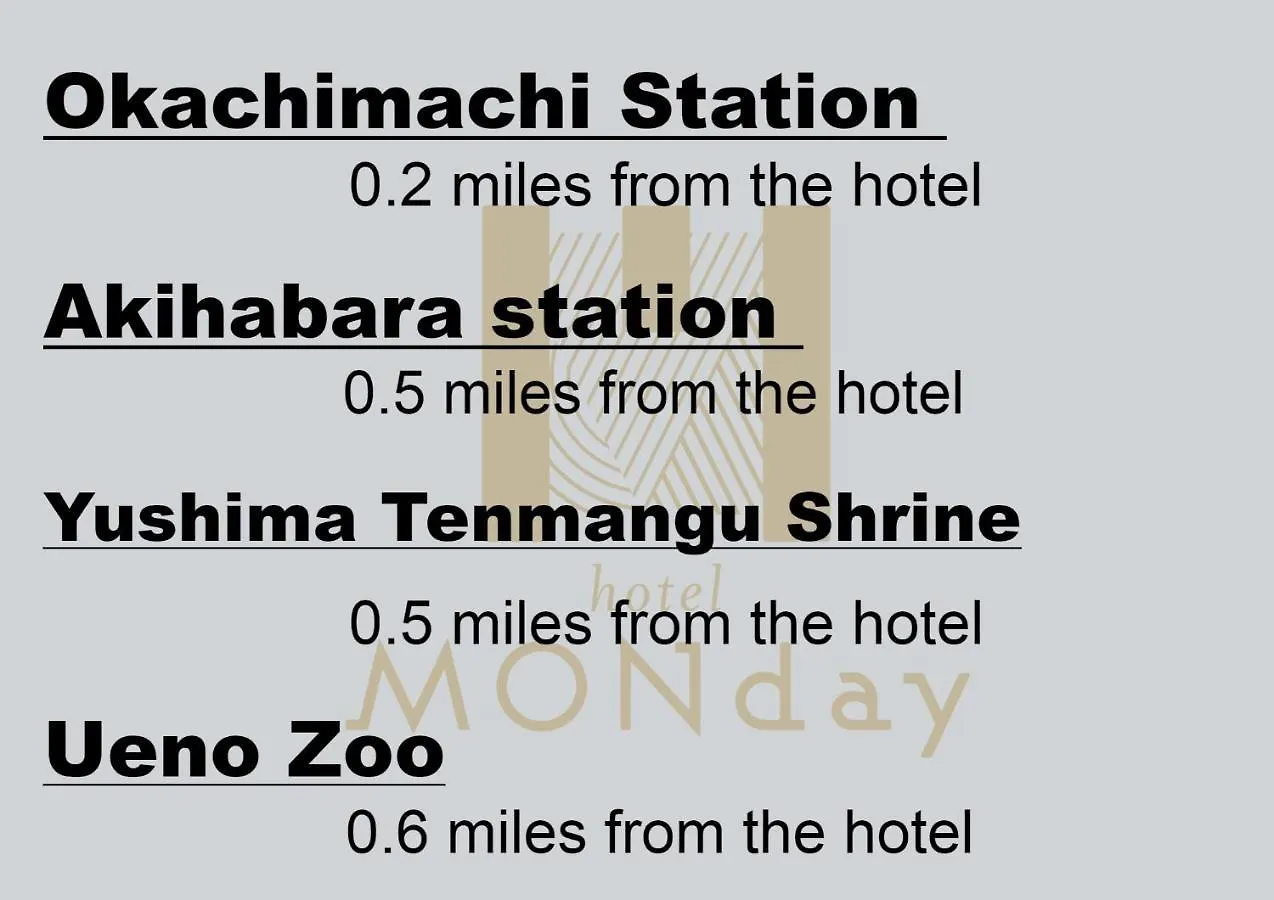 MONday Apart Premium 上野御徒町 東京都 4*,